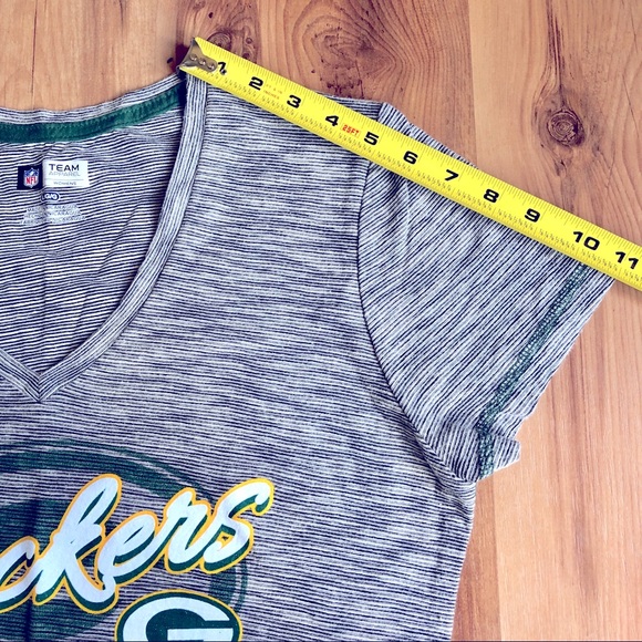 NFL Greenbay Packers Shirt Football Gray Large Women’s - Picture 8 of 13